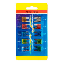Fusibles mini, blister 10 piezas