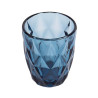 Vaso de cristal con relieve modelo aqua, 260 ml, 4 uds