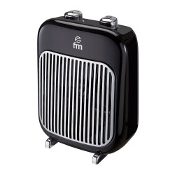 Termoventilador 2000w ip21 anti-vuelco tr-2000, negro