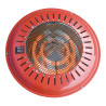Brasero electrico cuarzo 800w, rojo, 8 x 32 x 32 cm
