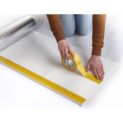 Espuma aislante para radiador, 50 x 250 cm