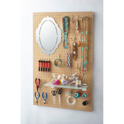 Panel perforado sin ganchos, 90 x 60 cm