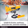 Polipasto eléctrico 1050 w 300/600 kg