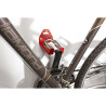 Gancho de pared para bicicleta con soporte en pedal