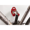 Gancho de pared para bicicleta con soporte en pedal
