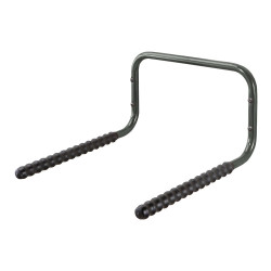 Soporte de pared para bicicleta, negro, 45,5 x 50 x 28 cm