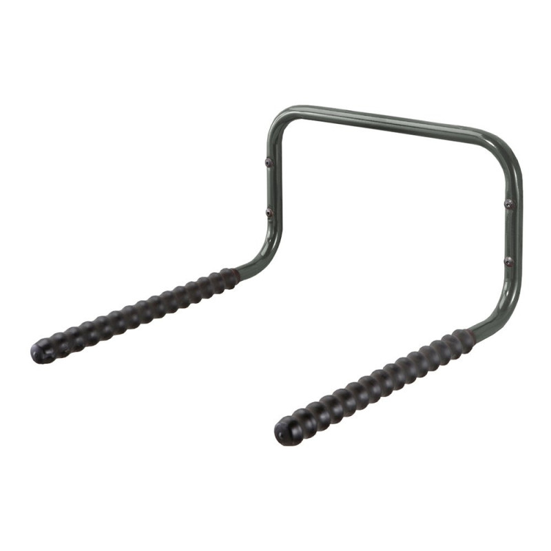 Soporte de pared para bicicleta, negro, 45,5 x 50 x 28 cm