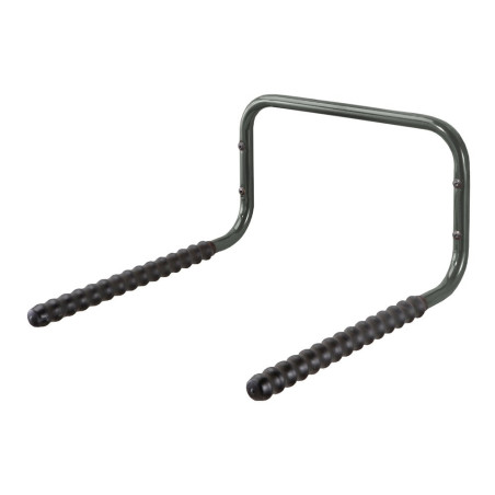 Soporte de pared para bicicleta, negro, 45,5 x 50 x 28 cm