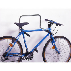 Soporte de pared para bicicleta, negro, 45,5 x 50 x 28 cm