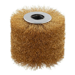 Cepillo de alambre de acero ø120 x 100 mm, blister