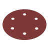 Disco lija cartón yeso ø225 mm g100, blister 5 uds