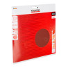 Disco lija cartón yeso ø225 mm g100, blister 5 uds