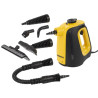 Limpiadora vapor portátil 1350 w, 550 ml, con accesorios