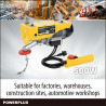 Polipasto eléctrico 500 w 100/200 kg