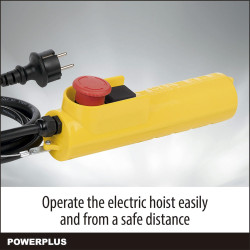 Polipasto eléctrico 500 w 100/200 kg