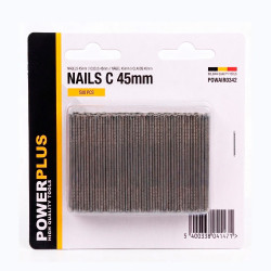 Clavos c 45 mm, corona 2,8 mm, 500 uds, blister