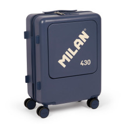 Maleta cabina rígida, azul marino, 50 l, 40 x 23 x 55 cm