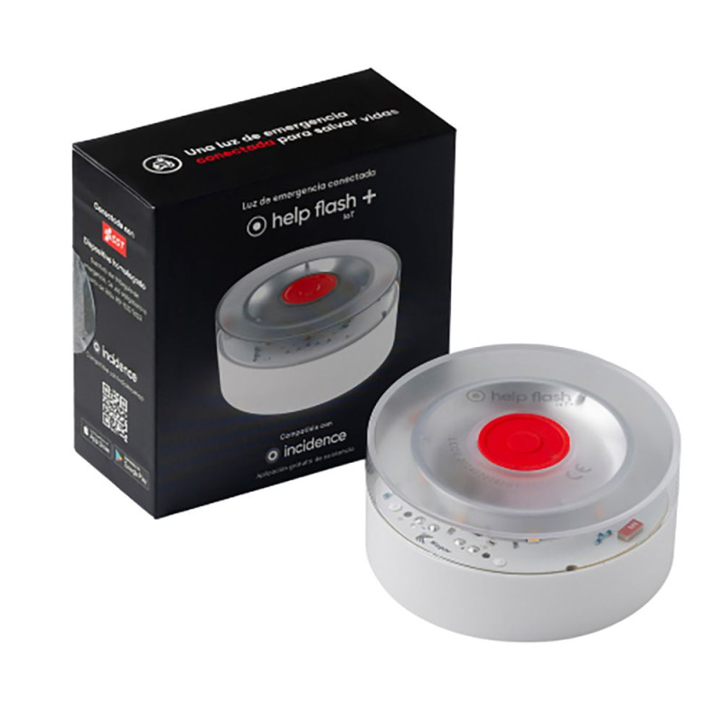 Baliza v16 de emergencia homologada conectada geolocalizable con dgt 3.0 help flash iot+