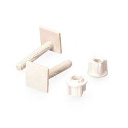 Juego de tornillos universales para tapa wc, 6 cm
