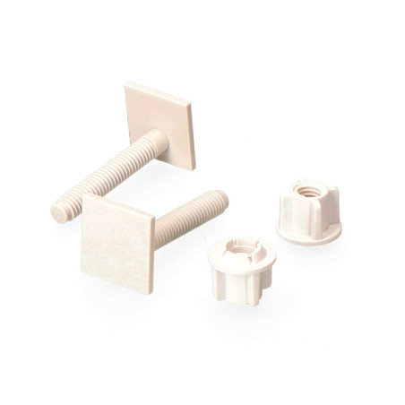 Juego de tornillos universales para tapa wc, 6 cm