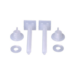 Juego de tornillos universales para tapa wc, 6 cm