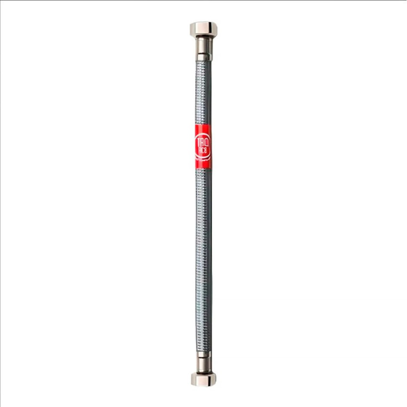Latiguillo flexible inoxidable m-h 3/8 pulg, 40 cm
