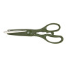 Tijeras de cocina, experto, de acero inoxidable, verdes, 21,5 cm
