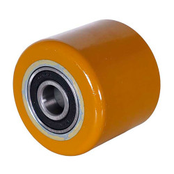 Rueda de transpaleta, poliuretano, carga máxima 640 kg, ø82 mm