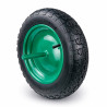 Rueda neumática para carretillas, banda de rodadura de 4 lonas, carga máxima de 150 kg, ø 360 mm