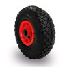 Rueda neumática, rodamiento de rodillos, carga máxima 130 kg, ø260 mm