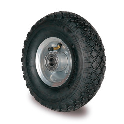Rueda neumática, banda de rodadura 4 lonas, carga máxima 175 kg, ø260 mm