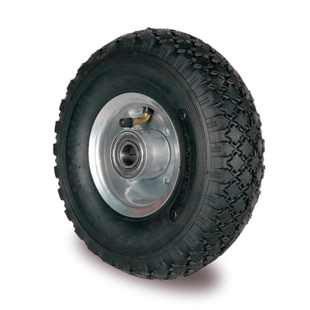 Rueda neumática, banda de rodadura 4 lonas, carga máxima 175 kg, ø260 mm