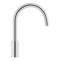 Grifo monomando de cocina con caño alto extraible serie start edge