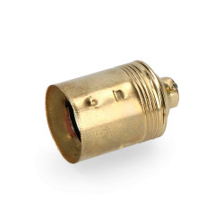 Portalamparas hierro laton e27 (retractilado)