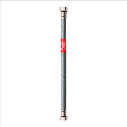 Latiguillo flexible inoxidable sanitario, m-h 3/8 pulg, 25 cm