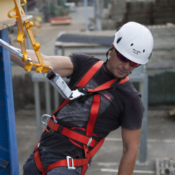 Kit arnés maxipro, 2 puntos de anclaje, amarre 1,5 m, 2 conectores climax30