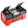Caja de herramientas con sistema de cierre automático, 48 cm