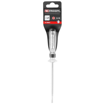 Destornillador tester buscapolos para 90 - 480 v, 3,5 x 100 mm