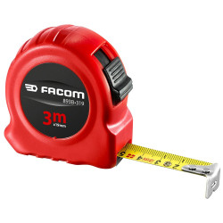 Flexómetro serie red de abs 3 m x 19 mm