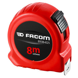 Flexómetro serie red de abs 8 m x 25 mm