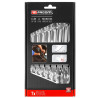 Llave fija doble, juego 7 piezas