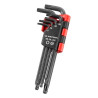 Llaves torx en l esféricas, juego 6 piezas