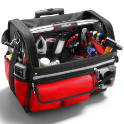Bolsa de herramientas textil con ruedas