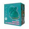 Lámpara nocturna led rgb recargable con despertador modelo elefante mecedora