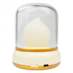 Lámpara nocturna led cct recargable modelo candil