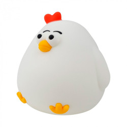 Lámpara nocturna led recargable modelo gallina