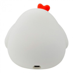 Lámpara nocturna led recargable modelo gallina