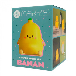 Lámpara nocturna led recargable modelo banana