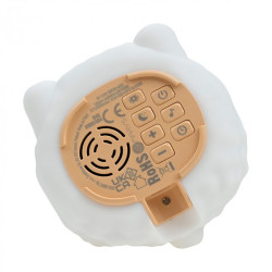 Lámpara nocturna led rgb recargable con despertador modelo oveja