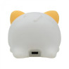 Lámpara nocturna led rgb recargable con sonido modelo gatito dulce